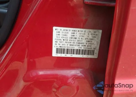 2011 Honda Fit z USA, uszkodzony, nr VIN JHMGE8H37BC023031